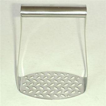 Presse-purée En Acier Inoxydable - Pour Pommes De Terre, Légumes, Fruits | Design Ergonomique Rose | Facile à Nettoyer